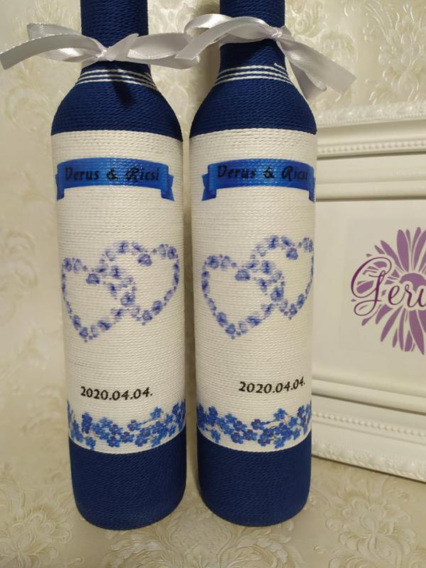 Szülőköszöntő édesapáknak, kék szívvel