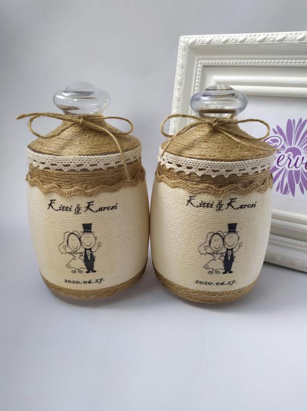 Szülőköszöntő tároló, vintage