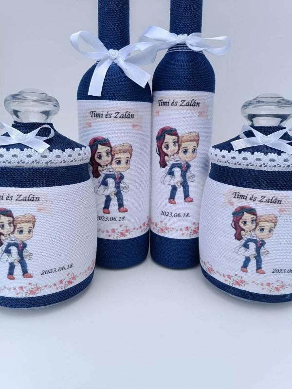 Szülőköszöntő zsinórozott szett, rendelésre