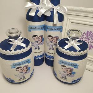 Kék köszönőajándék garnitúra