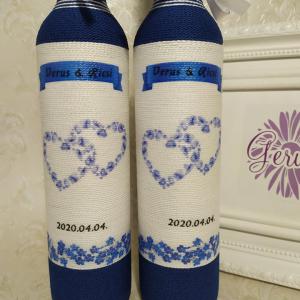 Szülőköszöntő édesapáknak, kék szívvel