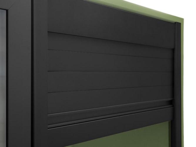 A357 KIT 2.0 Redőnytokos bútorredőny szett, matt fekete