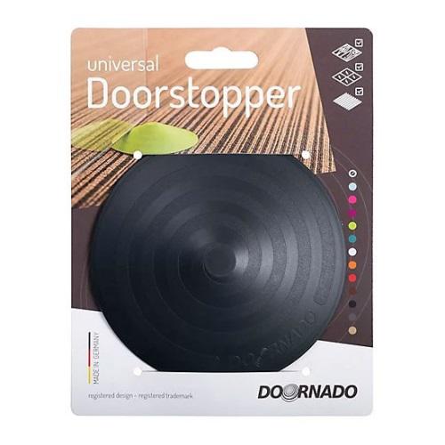 Ajtókitámasztó DOORNADO d=118mm/25mm fekete