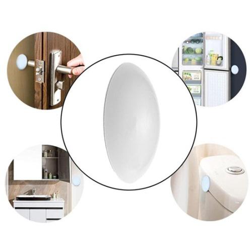 Ajtóütköző öntapadó d=40mm fehér