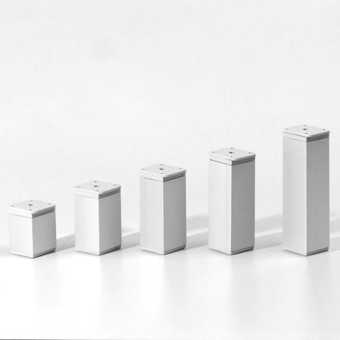 Alu fém design láb szögletes, 40X40X150mm