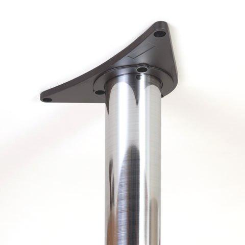 Asztalláb 710mm Átm: 60mm, inox