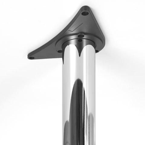 Asztalláb 710mm Átm: 60mm, króm