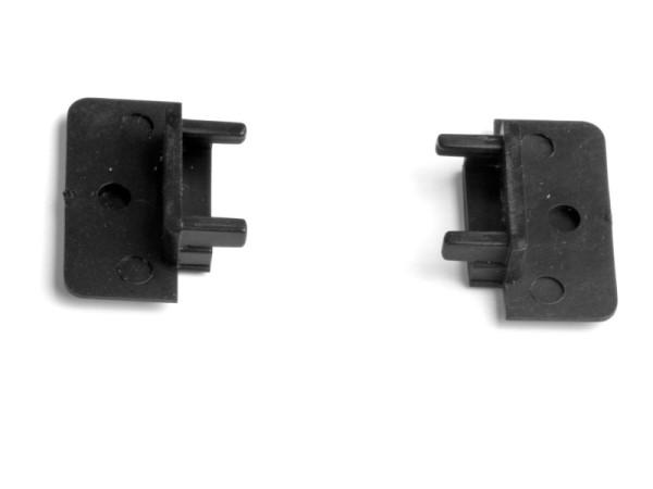 Bemarható LED profilhoz végzáró elemek, fekete