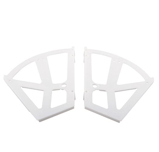 Billenő cipőtartó 2 soros, fehér műanyag