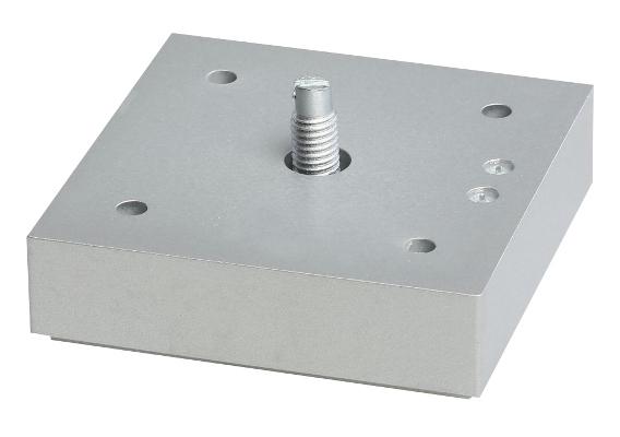 Bútorláb 706R, magasság 50mm szürke RAL9006