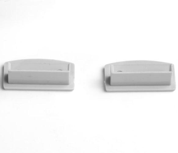 Csavarozható LED profilhoz végzáró elemek, alu