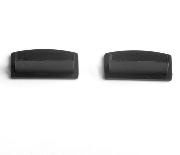 Csavarozható LED profilhoz végzáró elemek, fekete