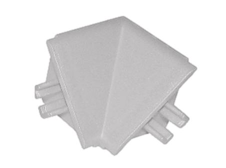 Csiszolt alu vízvető fém felület - belső sarok