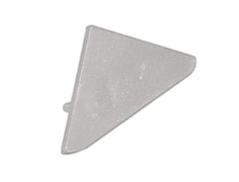 Csiszolt alu vízvető fém felület - végzáró