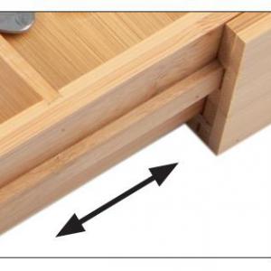 Bambusz evőeszköztartó, fokozatmentesen állítható 500-810mm