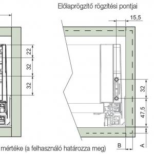FDS-DF PRO B, 500mm, matt fehér