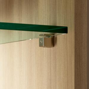 IF-Grace polctartó 5-6mm-es üveghez, nikkel