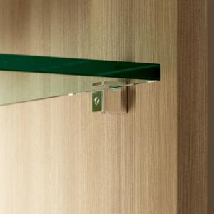 IF-Grace polctartó 8mm-es üveghez, króm