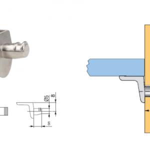 Polctartó tüske nélkül ST01