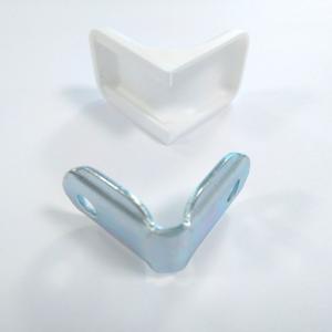 Sarok rögzítő, fém/fekete takaró