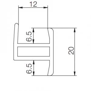 SCILM hossztoldó 150mm, csiszolt alumímium