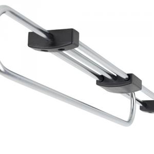 StrongWire kihúzható fogas 450mm fekete/króm