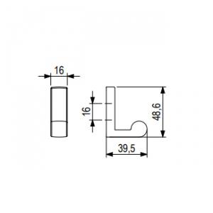 TULIP fogas Peri nikkel csiszolt