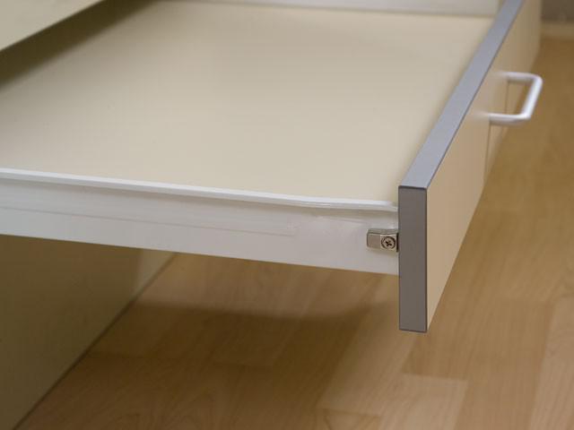 FDS-FF, Fém fiókoldal 54x500mm, fehér, sütő alatti fiókhoz