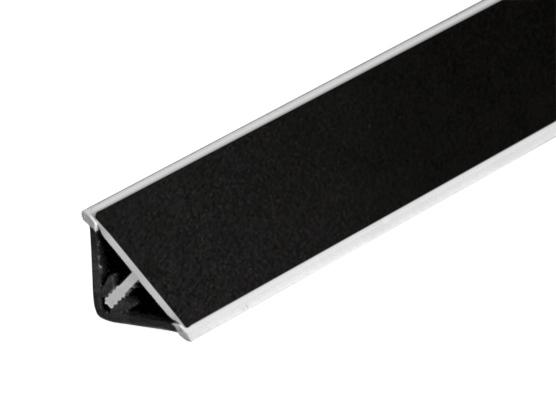 Fekete matt vízvető 4m, fém felület!