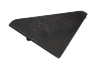 Fekete matt vízvető fém felület - végzáró
