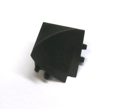 Fekete mini profil belső sarok elem