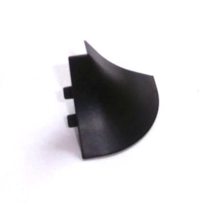 Fekete mini profil külső sarok elem