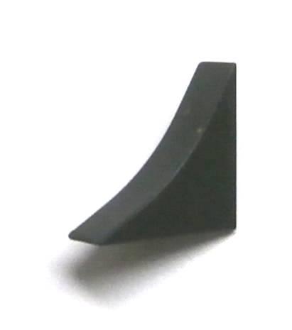 Fekete mini profil végzáró elem