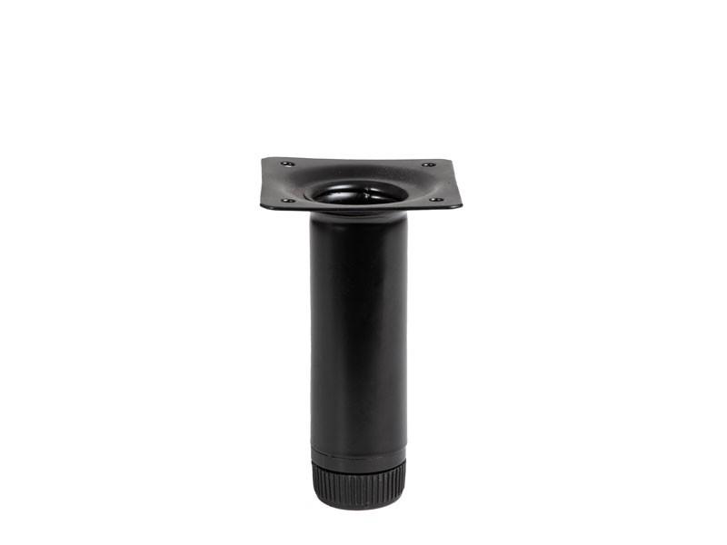 Fém bútorláb, 30x100mm, matt fekete