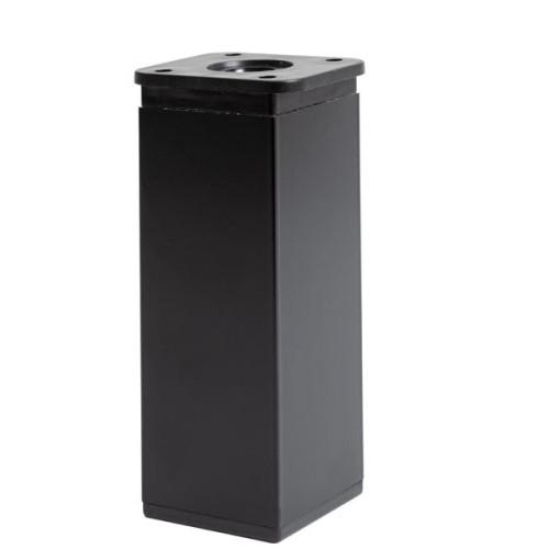 Fém design láb 19306, 40x40x120mm, fekete
