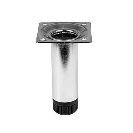 Fém design láb, 19548, króm, 150mm