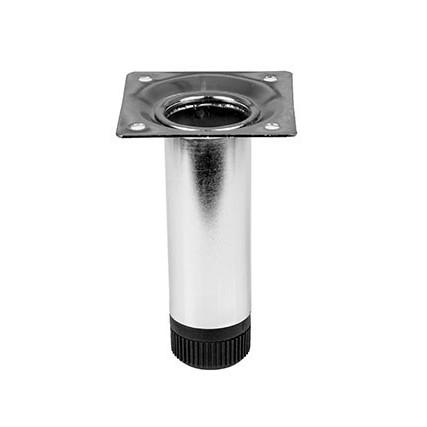 Fém design láb, 19548, króm, 80mm