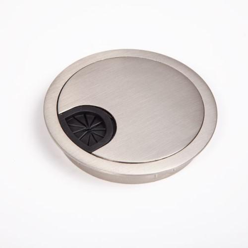 Fém kábelkivezető átm:80mm, nikkel