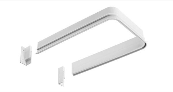 Fiókkáva szifonhoz, fehér, 16mm-es anyaghoz