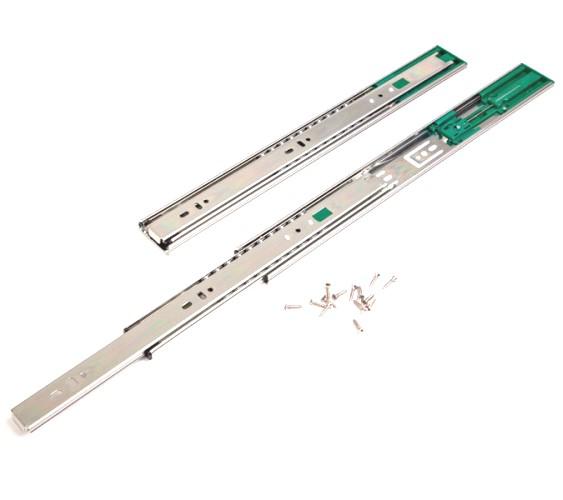 Golyós fiókcsúszó, teljes kihúzású, csillapított csukódású 550mm