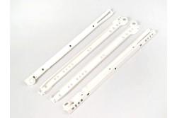 Görgős fiókcsúszó önbehúzós 350mm krémfehér