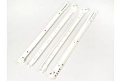 Görgős fiókcsúszó önbehúzós 400mm krémfehér