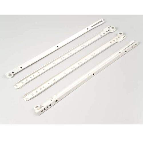 Görgős fiókcsúszó önbehúzós 450mm krémfehér