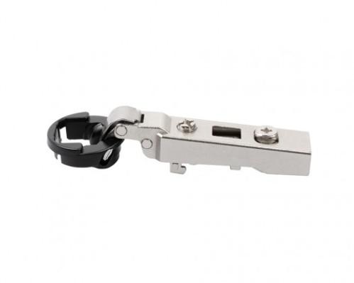 HETTICH 72967 Intermat 9904 T1/26 K9,5, féligráütődő üvegajtó pánt+talp+króm fedél