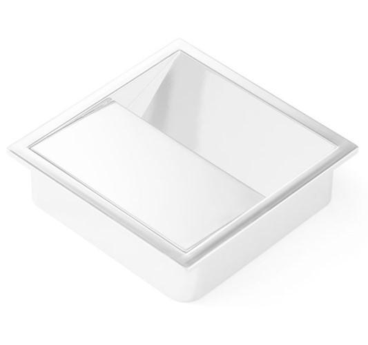 Kábelkivezető ART1626 85x22x85mm fehér műanyag