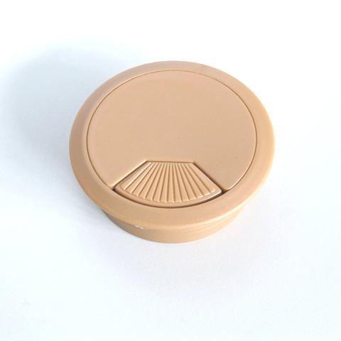 Kábelkivezető világosbarna(bükk) átm:60mm