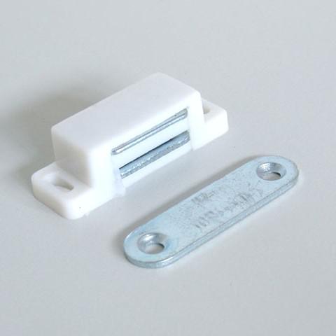 Mágneszár, mágnescsappantyú, fehér