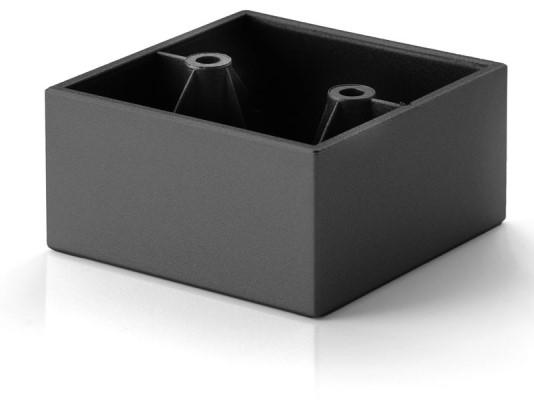 Műanyag design láb ART731 H=30mm Fekete