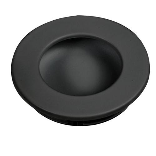 Műanyag fogantyú, 60mm, matt fekete