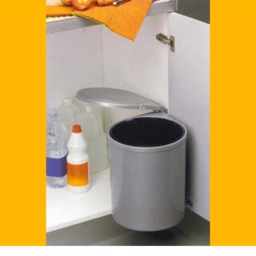 Műanyag hulladékgyűjtő ART270 13L metálszürke